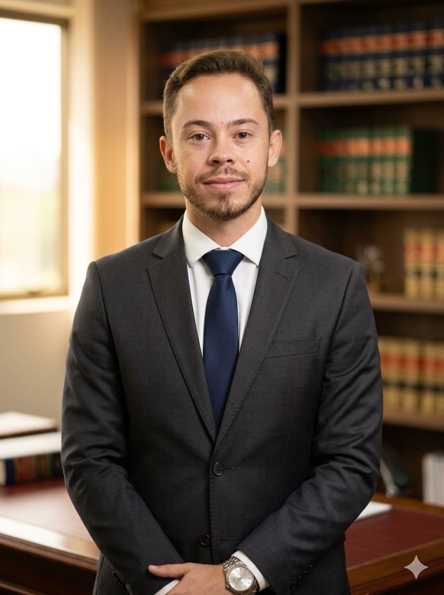 Éterson de Almeida, advogado criminalista, em seu escritório